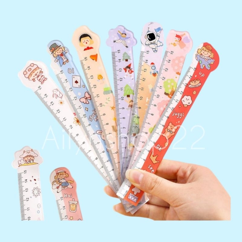 

Penggaris Sekolah/Penggaris Bermotif 15cm