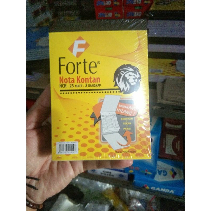 

nota kontan 2rangkap