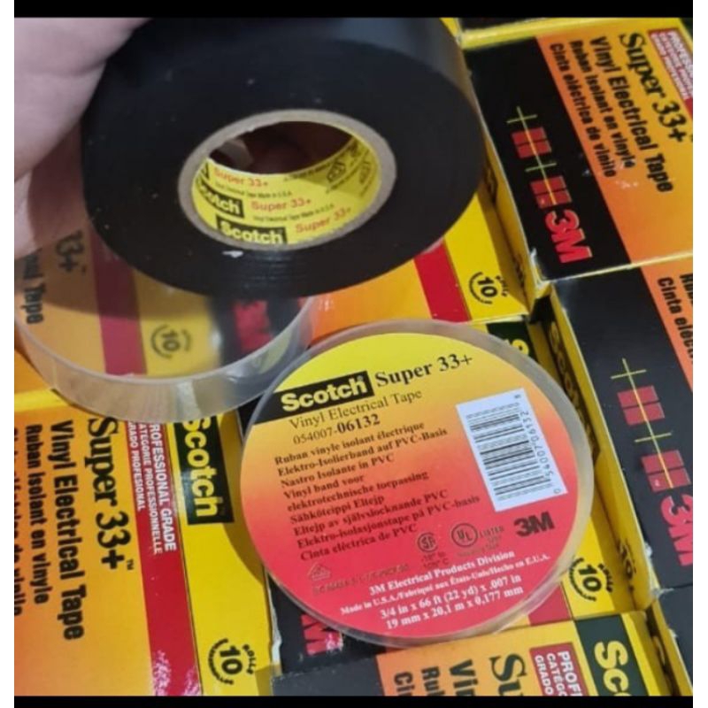 3M isolasi listrik scotch super 33+vinyl electrical tape scotch 33