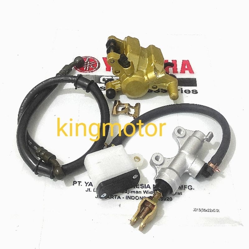 kaliper+master rem+selang rem belakang yamaha vixion old,vixion new,nvl,nva