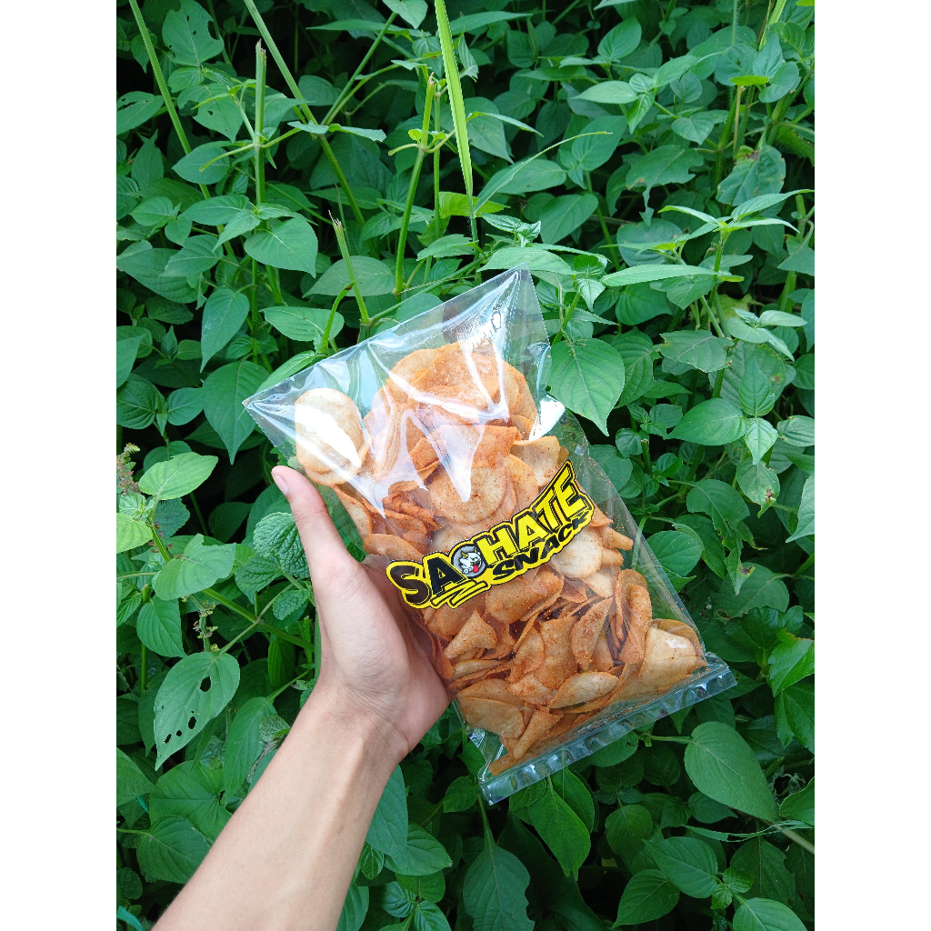 

Keripik Molring Sa-hate Snack Tasikmalaya Rasa Pedas - 200gr