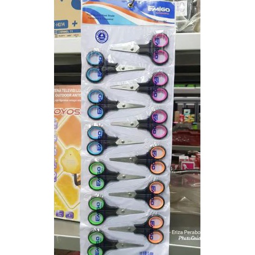 

12 PCS GUNTING KECIL MURAH MERK EMIGO BERKUALITAS