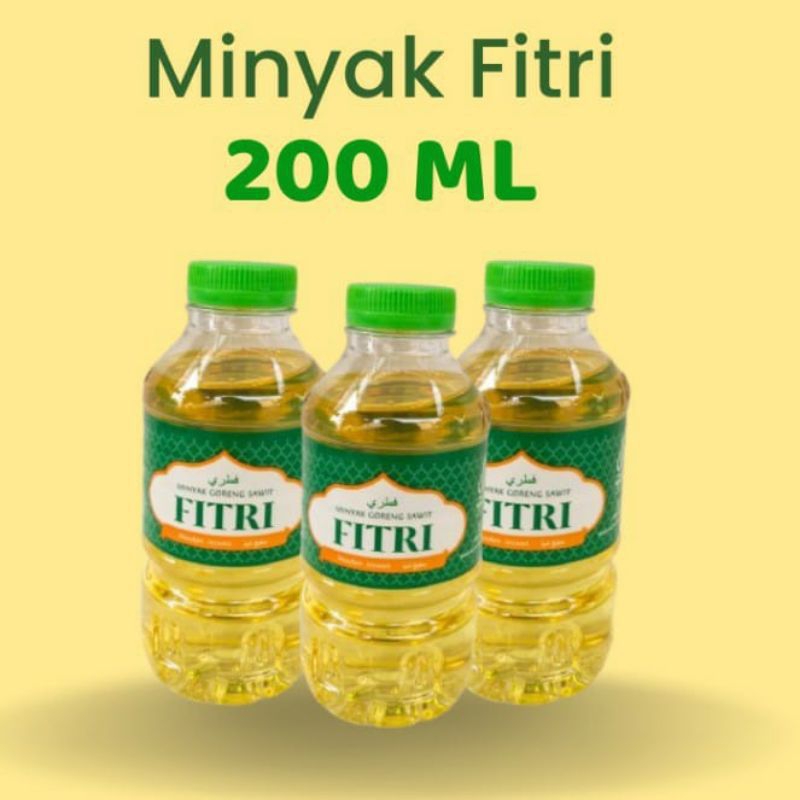 

Minyak goreng fitri 200ml 1 dus isi 24 botol