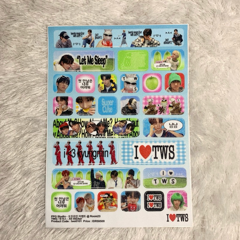 

(NEW) STICKER GLITTER TWS BY PPGSTUDIO
