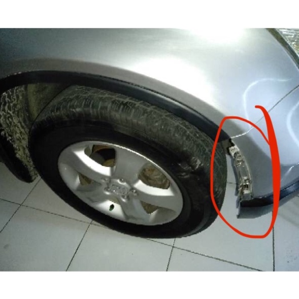 New list over fender posisi bumper crv gen 3 27212