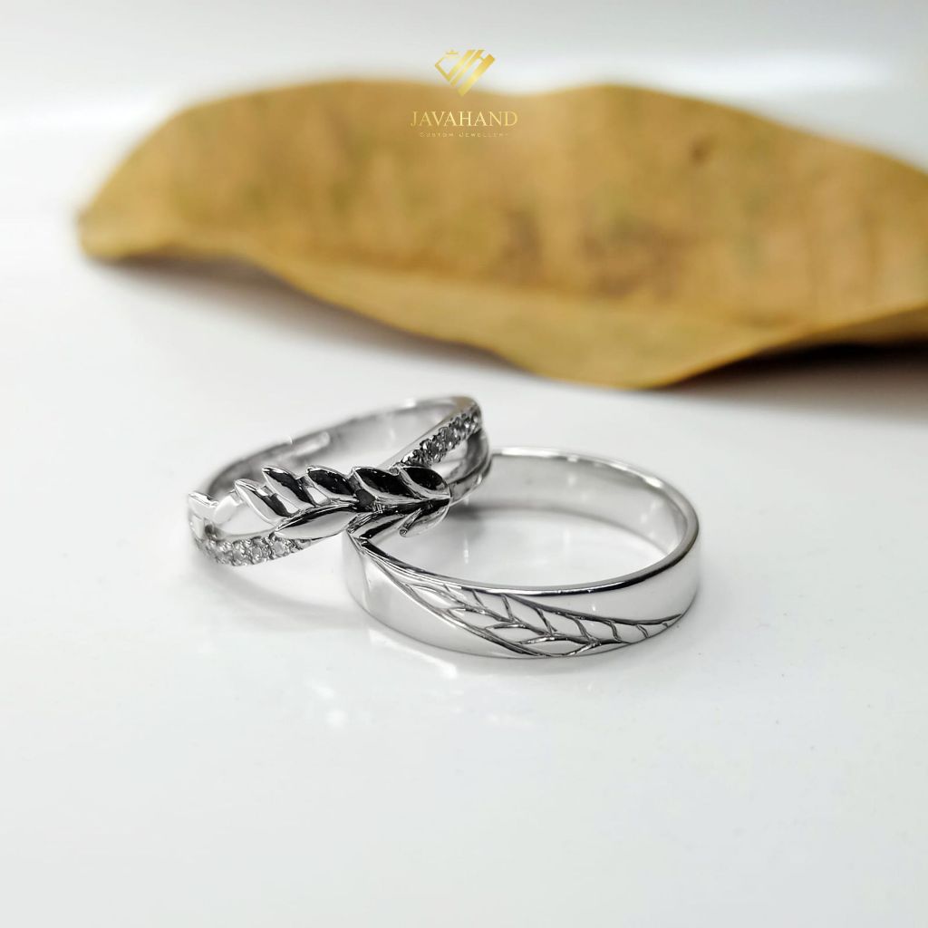 Cincin Nikah Lamaran Couple Tunangan Rustic