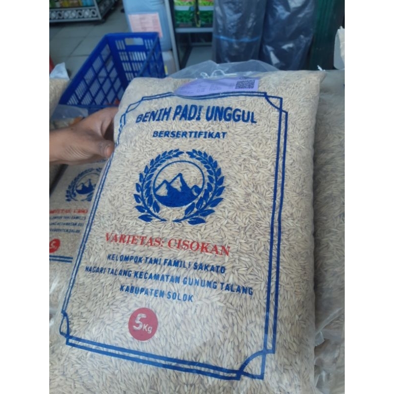 

bibit padi unggul CISOKAN 5 kg