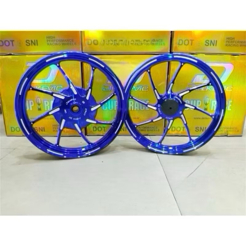 Velg Racing DND DELKEVIC M8 Ring 14x185 & 14x215 - Beat Vario 110 Scoopy Old Spacy Genio Mio Sporty 