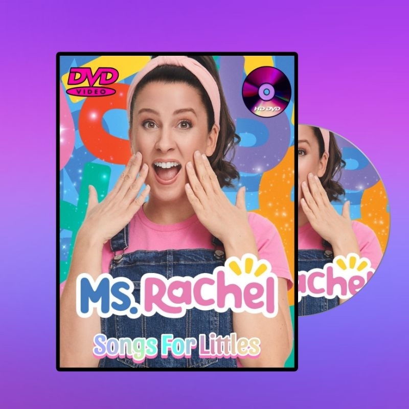 Kaset DVD Vidio Edukasi Anak Mr Rachel - DVD Lagu Anak Balita Terpopuler - DVD Mr Rachel Full Vidio 