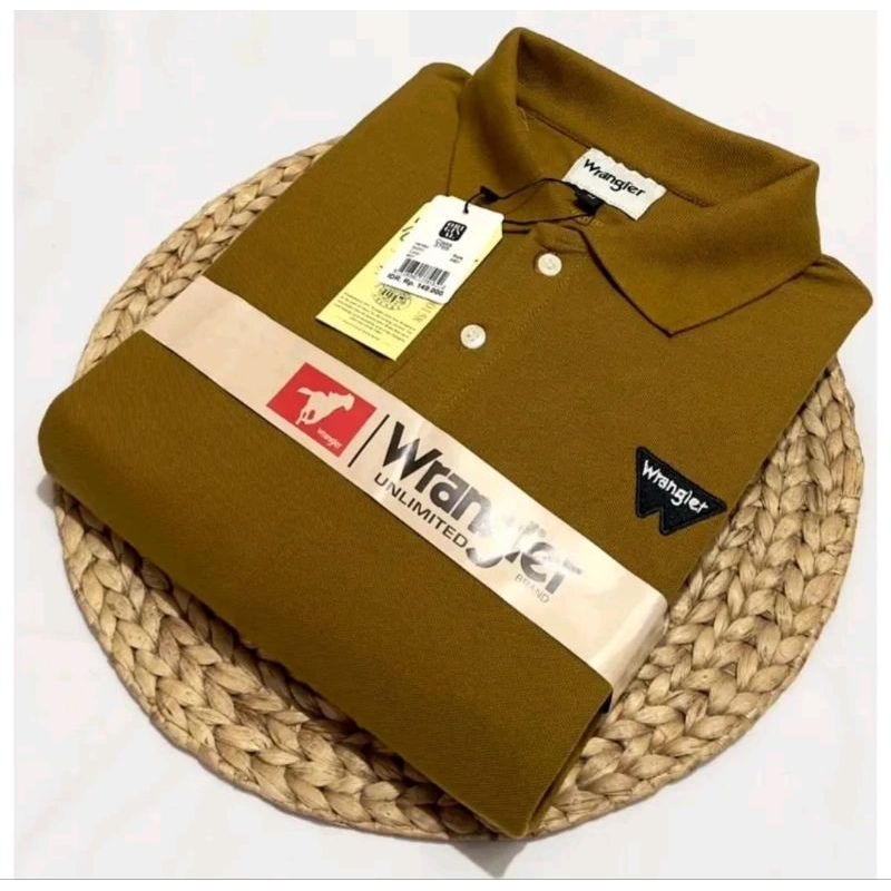 Kaos Kerah Pria Dewasa WRANGLER Terbaru M L XL XXL Polo Shirt Original Premium Terbaru M-XXL