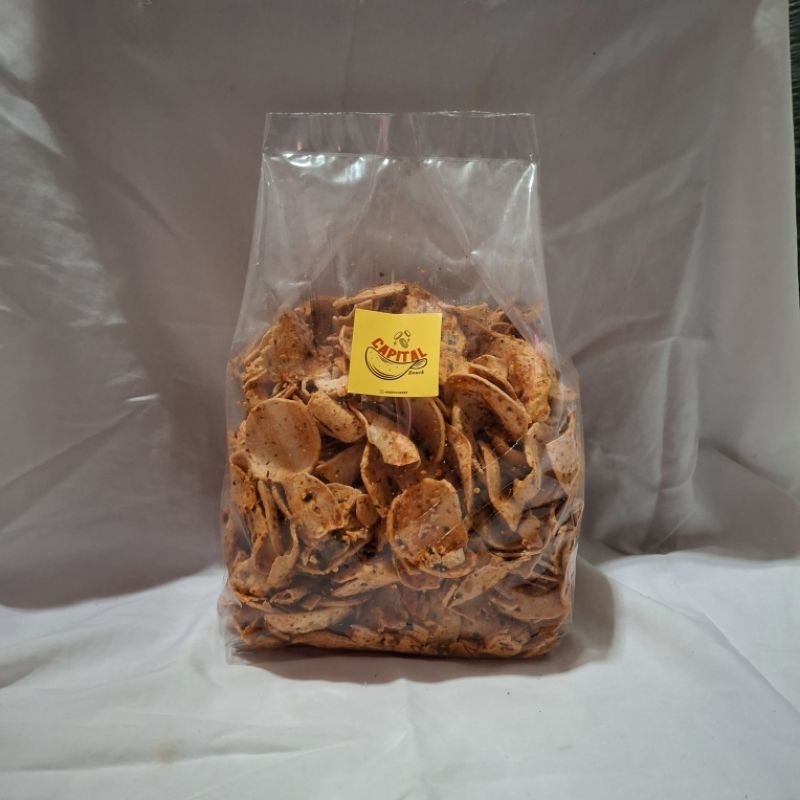 

KERIPIK BASRENG BULAT BUMBU PEDAS DAUN JERUK 1KG TERLARIS
