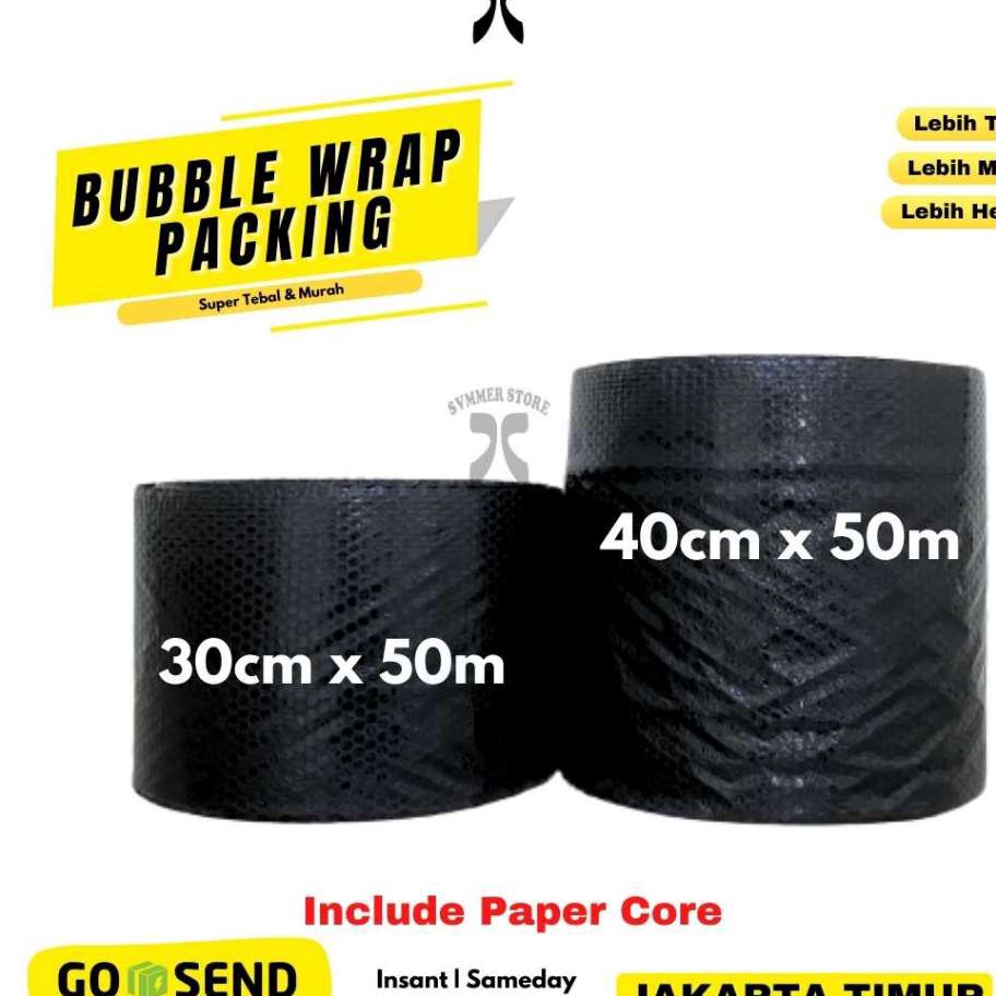

Model Baru Bubble Wrap Packing Roll 3x5m 4x5m 25cm x 5m 3cm x 5m 4cm x 5meter Hitam Bening