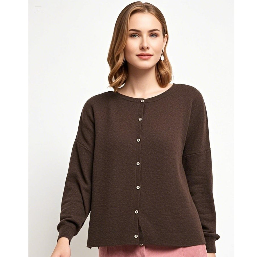 PEPONI 1734 CARDIGAN Rajut Kancing Oversize Soft Premium XXXL