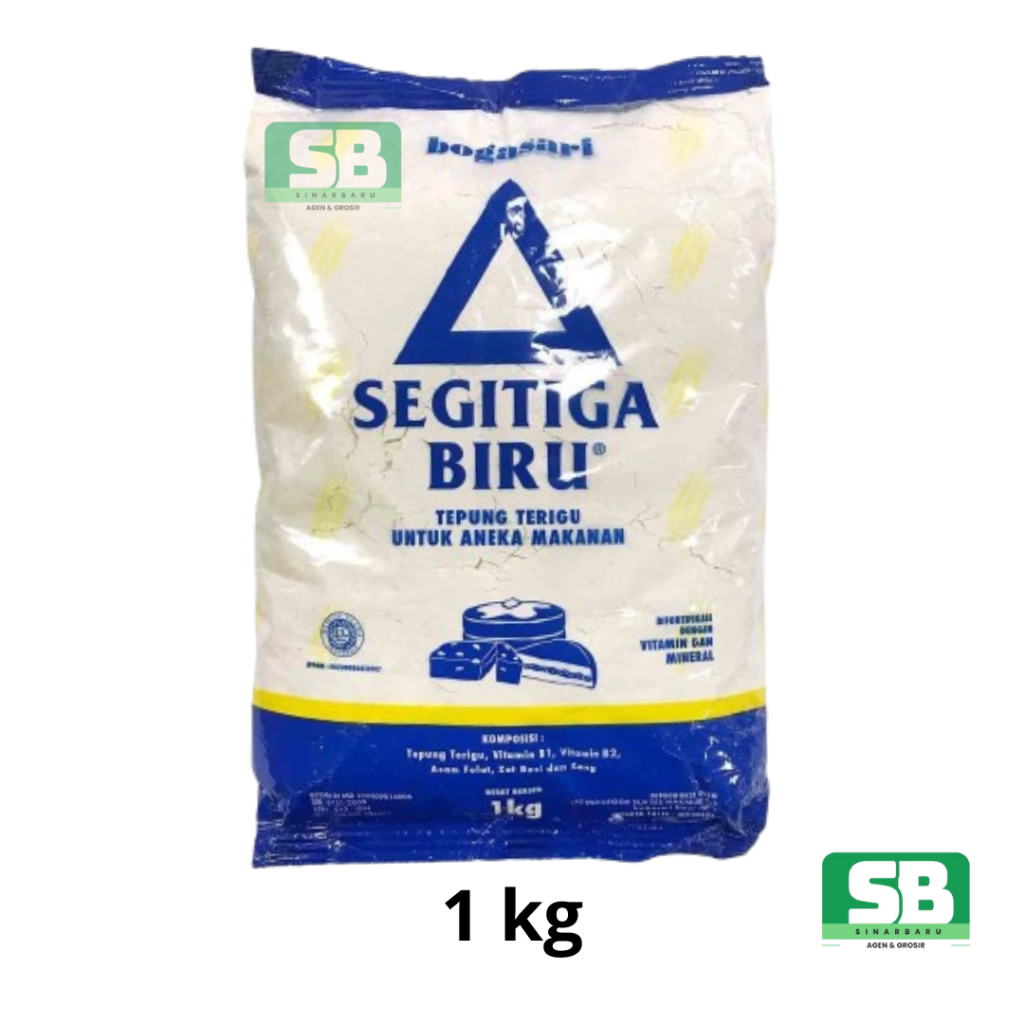 

Tepung Terigu Segitiga Biru Kemasan 1kg