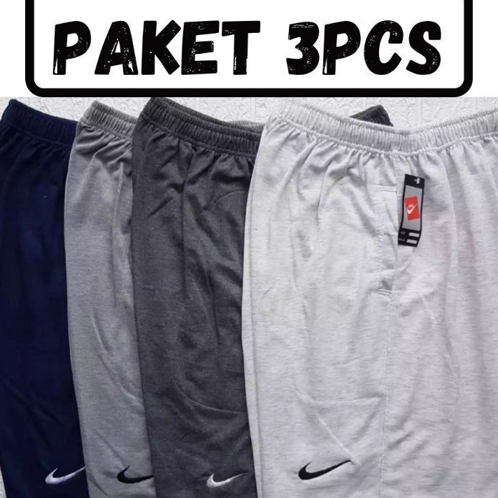 Paket 3 Celana Pendek kolor Pria Cowok Ukuran L XL XXL XXXL Celana Sport Pria Jumbo