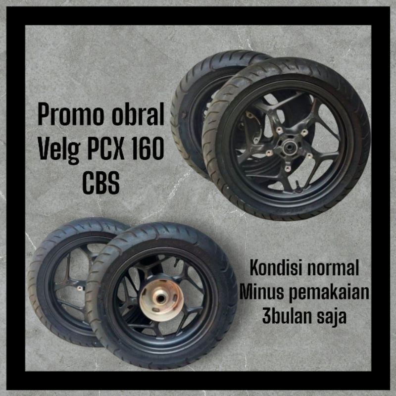 velg PCX 160 / velg PCX 160 CBS / velg depan belakang pcx160