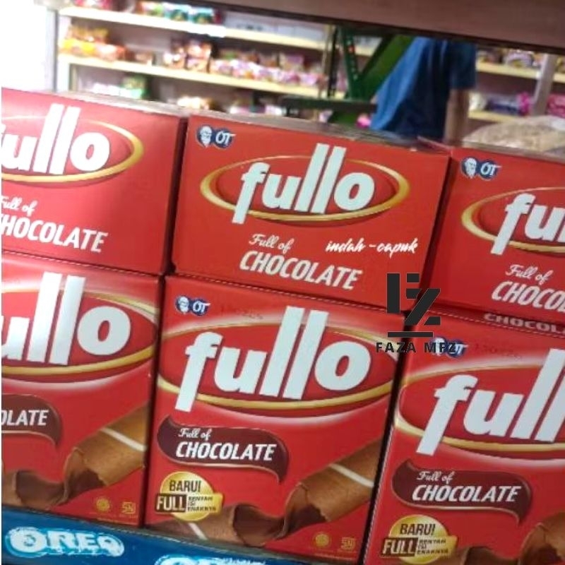 

Fullo wafer long box isi 24 pcs / fullo wafer long rasa chocolate