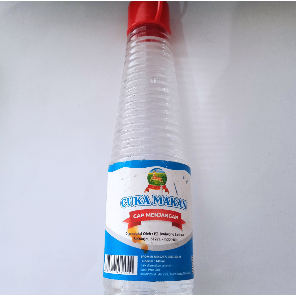 

CUKA MAKAN CAP MENJANGAN 140ML BOTOL