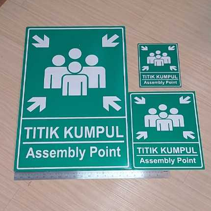 

Akrilik sign titik kumpul 30x25