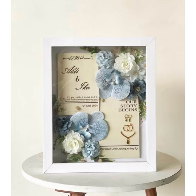 mahar, mahar pernikahan, frame mahar, mahar uang