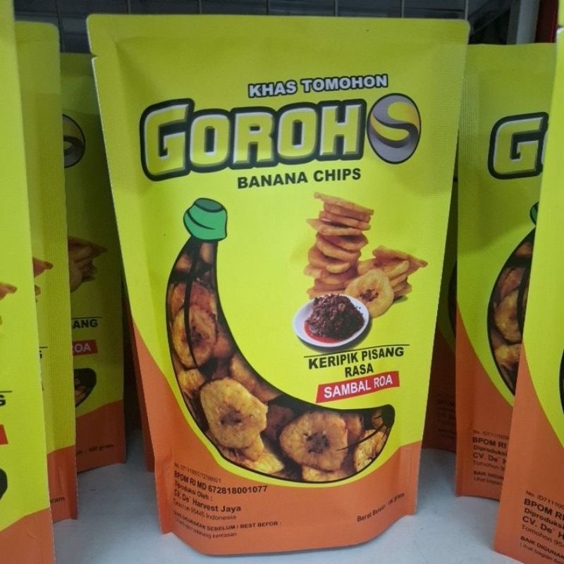 

Gorohos (khas tomohon) rasa sambal roa 100gr