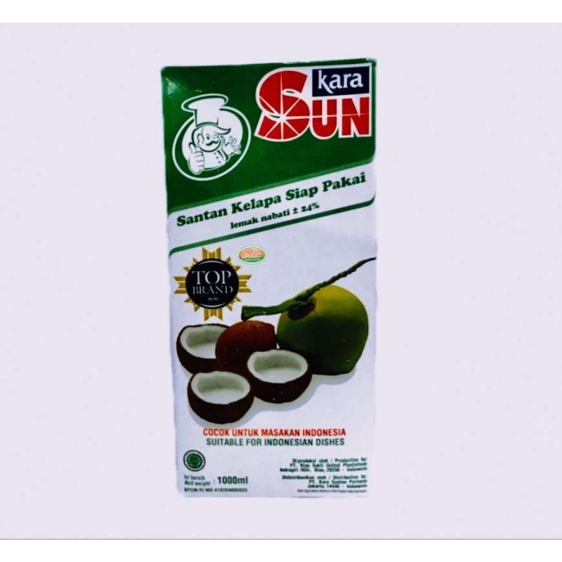 

SANTAN CAIR/SUN KARA KEMASAN 1LT