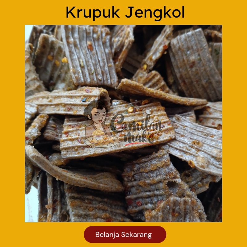 

KERUPUK JENGKOL PEDAS MANTAP/ CAMILAN MAK'E/ CEMILAN KRUPUK RASA JENGKOL/ CAMILAN JENGKOL/ JAJANAN KRUPUK/ SNACK KILOAN