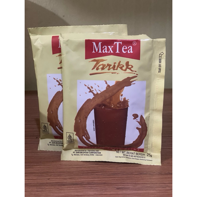 

TOKOSERBII - Maxtea Max Tea Teh Tarik 25 gr isi 30 Sachet 3 renceng