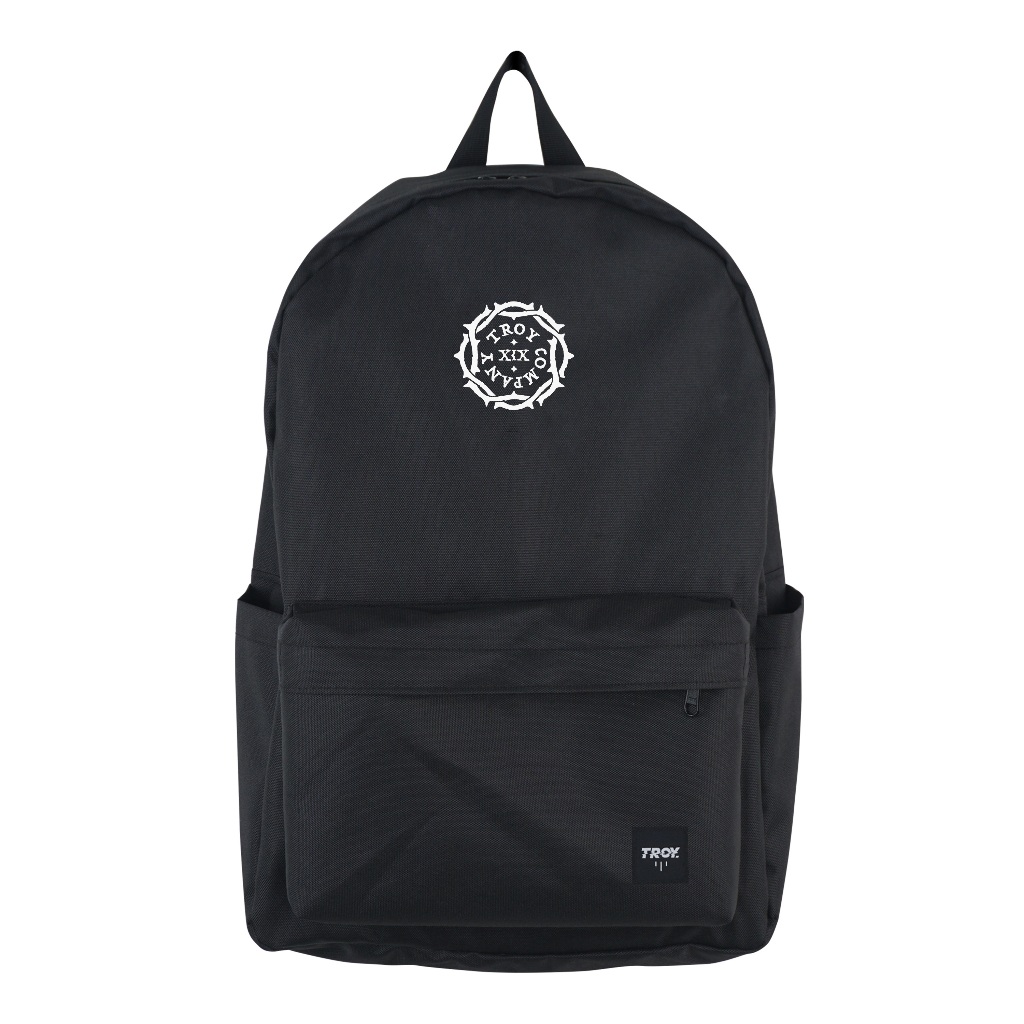 Troy Company Backpack Black Dornkreis - Tas Ransel Hitam BP 3096