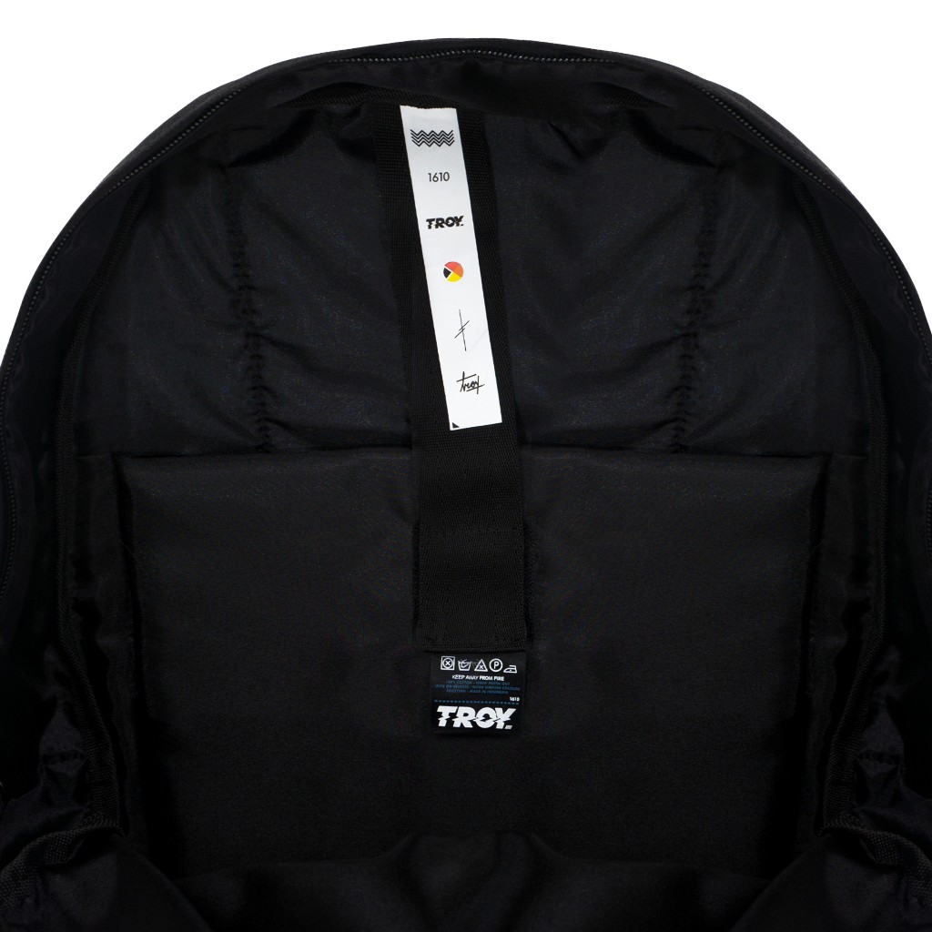Troy Company Backpack Black Dornkreis - Tas Ransel Hitam BP 3096
