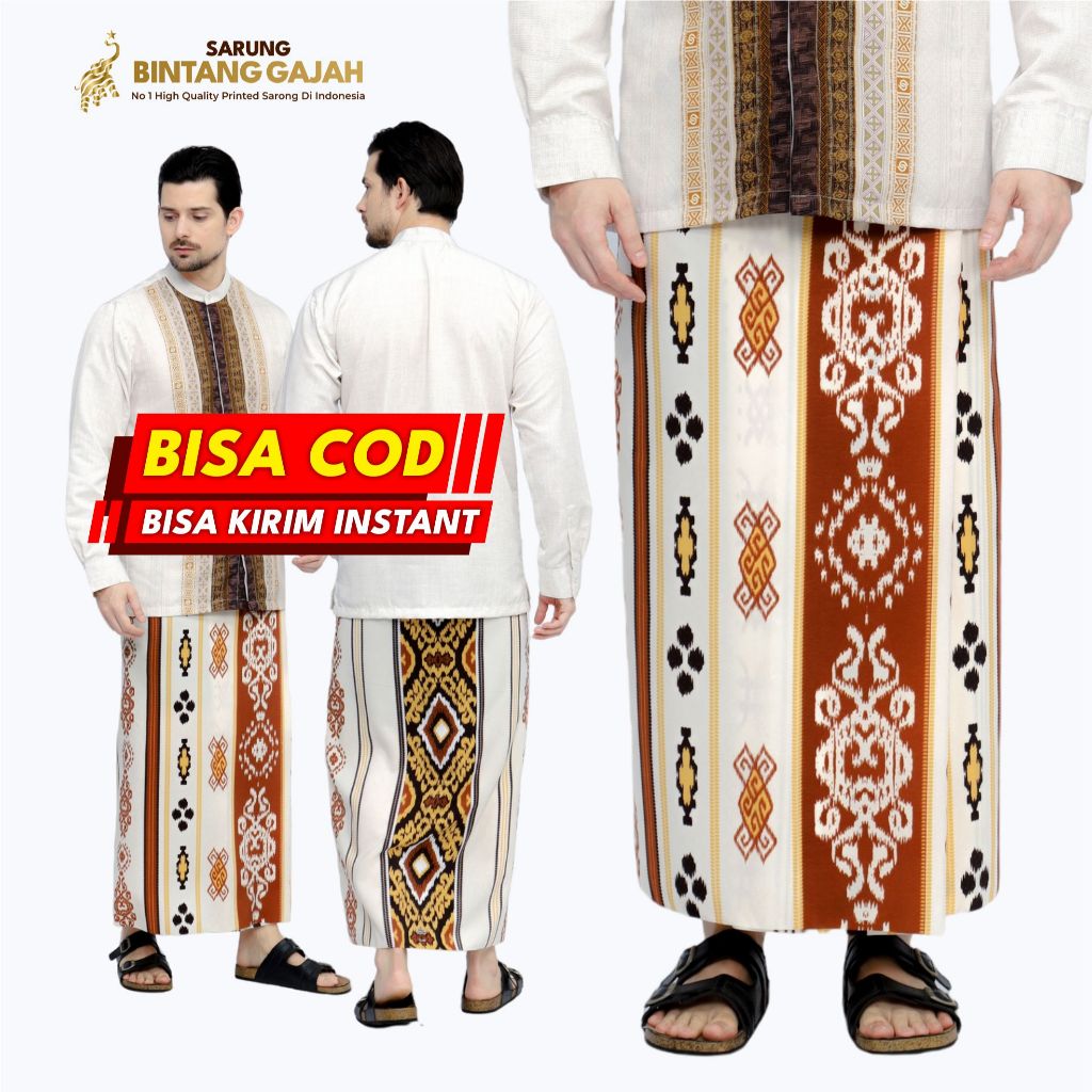 Sarung Bintang Gajah Onta Legenda WS 7779  PRIYA Motif Ornamen Etnik Modern