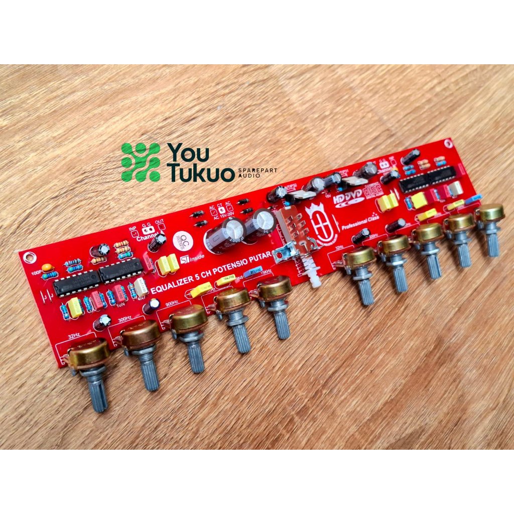 Kit Equalizer 5 Channel Stereo