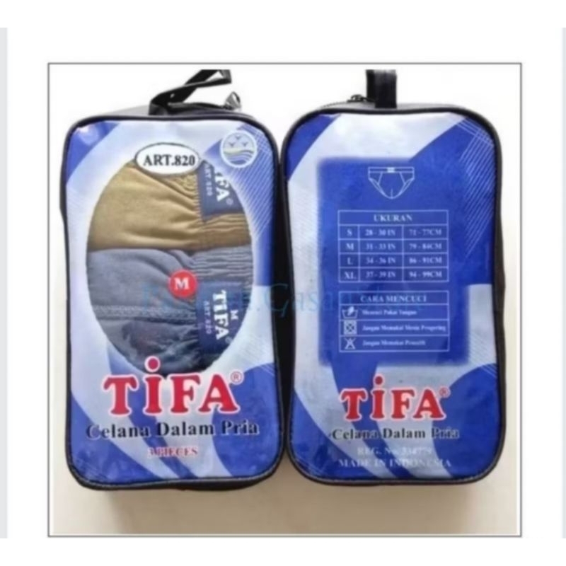 (3PCS) CELANA DALAM PRIA TIFA/CD TIFA ART 820 ORIGINAL