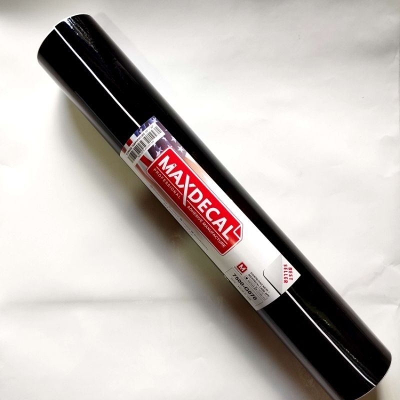 STIKER SKOTLET HITAM GLOSSY | MAXDECAL