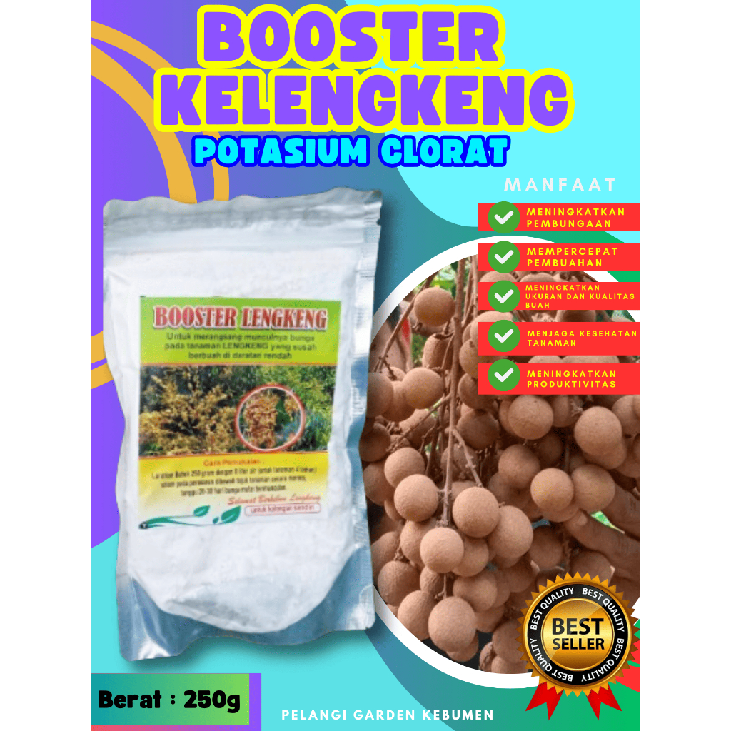 TERBAIK ! Booster Buah Kelengkeng Kcl03 Murni, Booster Buah Kelengkeng Kcl03 Murni 1Kg