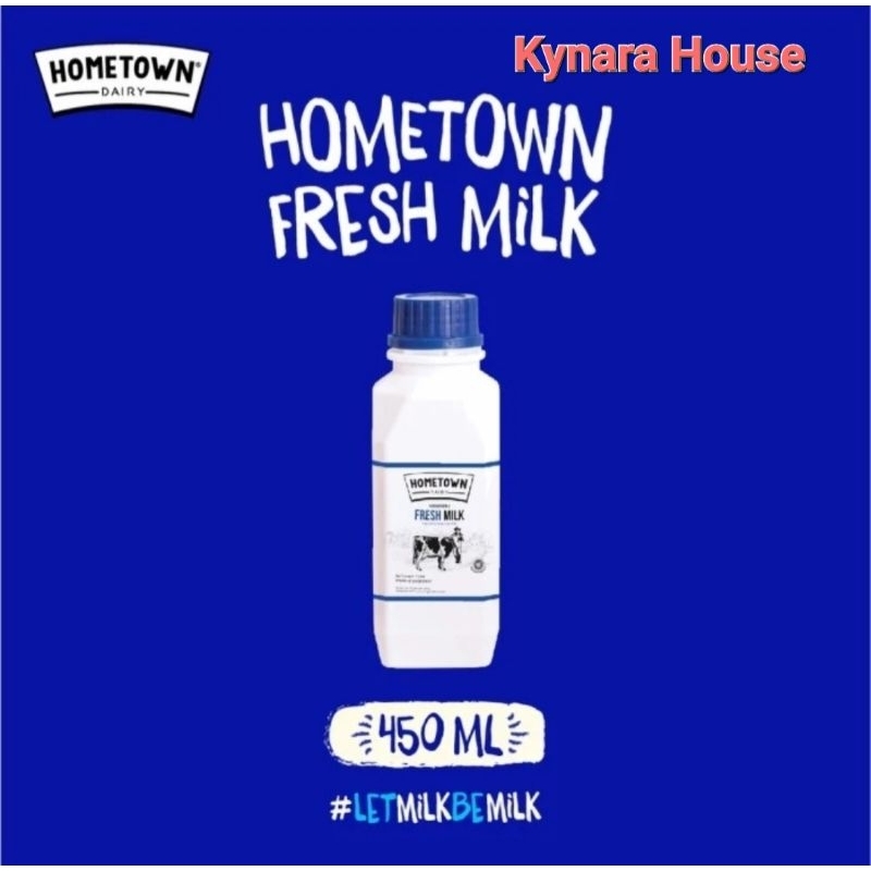 

Home Town Fresh Milk Botol 450ml