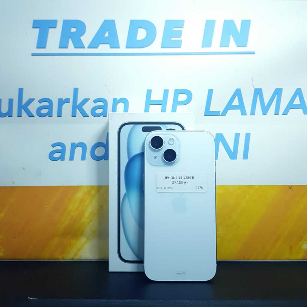 Iphone 15 128GB ibox Second Bekas Fullset