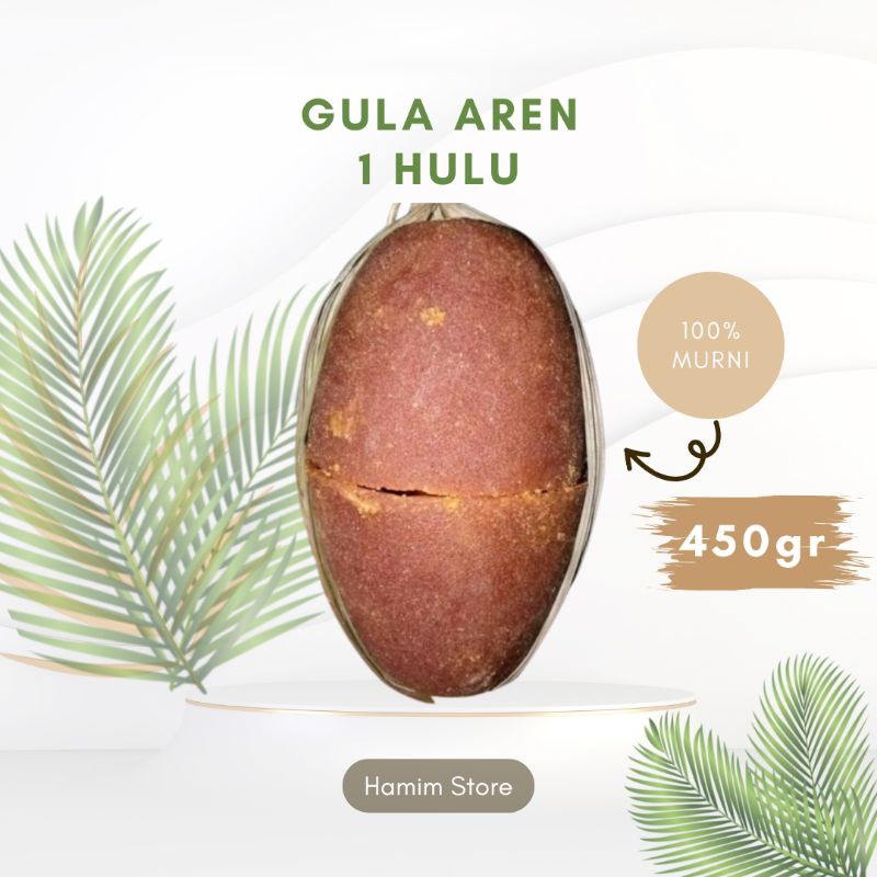 

Gula Aren Asli Lebak Banten 100% Murni | Wangi, Legit & Tanpa Pengawet | 1 Hulu = 450gr