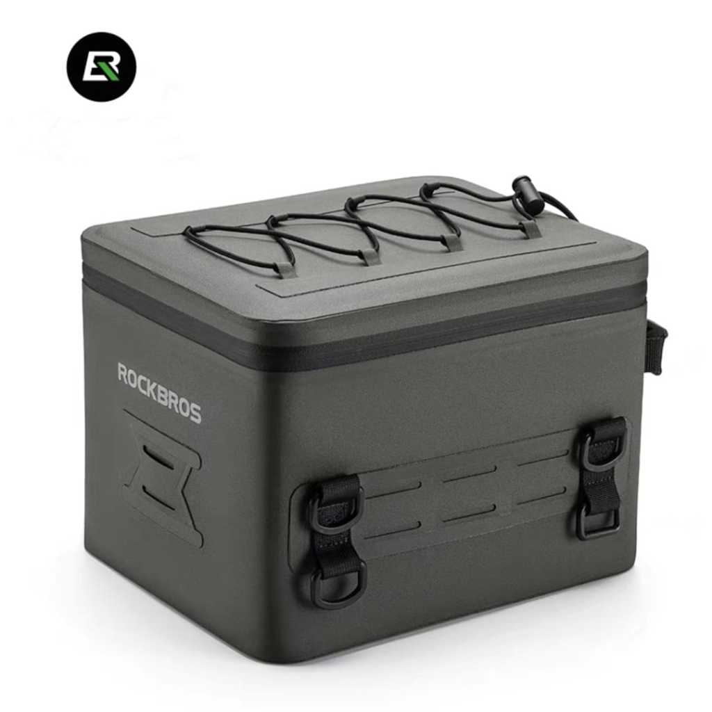 Rockbros AS-125 Tas Bagasi Waterproof Sepeda Motor Pannier Rear Rack Luggage Motorcycle Bag