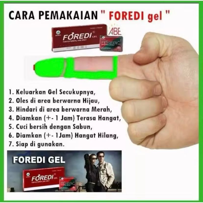 Zainosikon Foredi Foredi Gel Original / Foredi Gel Original (1 Sachet)