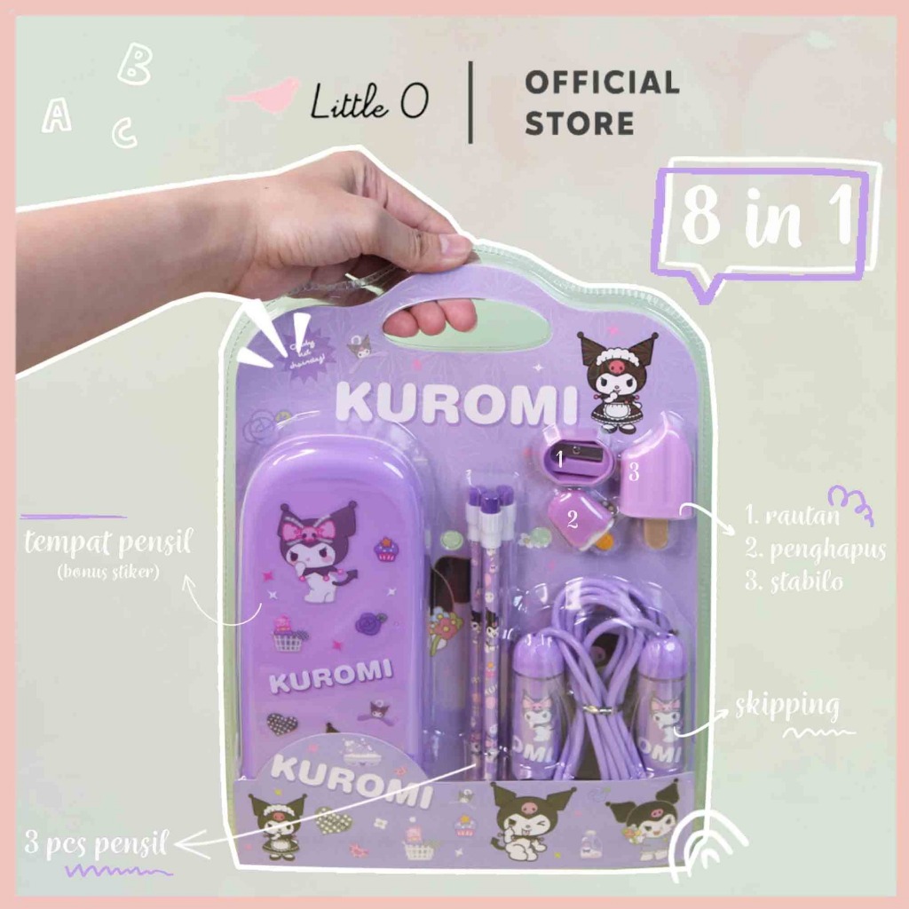 

Set Alat Tulis 8in1 Jump Rope Kotak Pensil Paket Goodiebag Paket Ulang Tahun