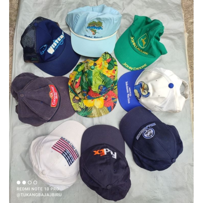 Topi second branded vintage