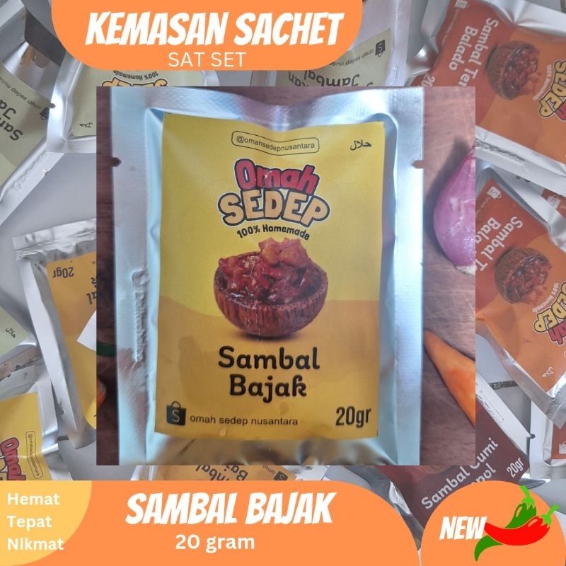 

Sachet Sambal Bajak 20 Gram | Sambal Lauk | Hemat