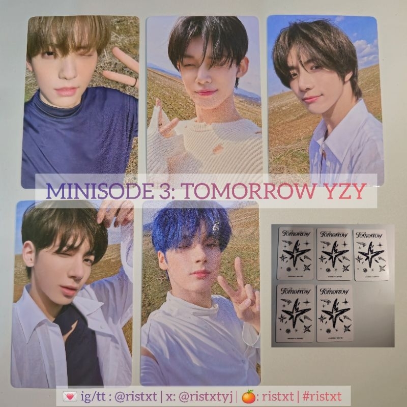 [Ready] TXT [MINISODE 3: TOMORROW] YZY YIZHIYU Offline Photocard