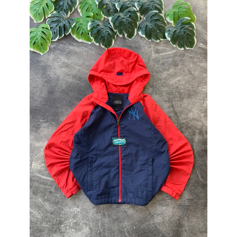 ZIP JAKET PARASUT MLB NY ORIGINAL