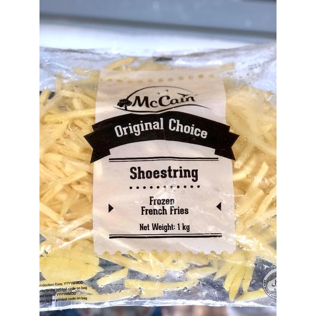 

Mccain Original Choice Shoestring 1Kg/Kentang Goreng