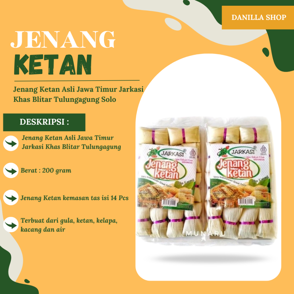 

PROMO Jenang Ketan Asli Jawa Timur Jarkasi Khas Blitar Tulungagung Solo Premium