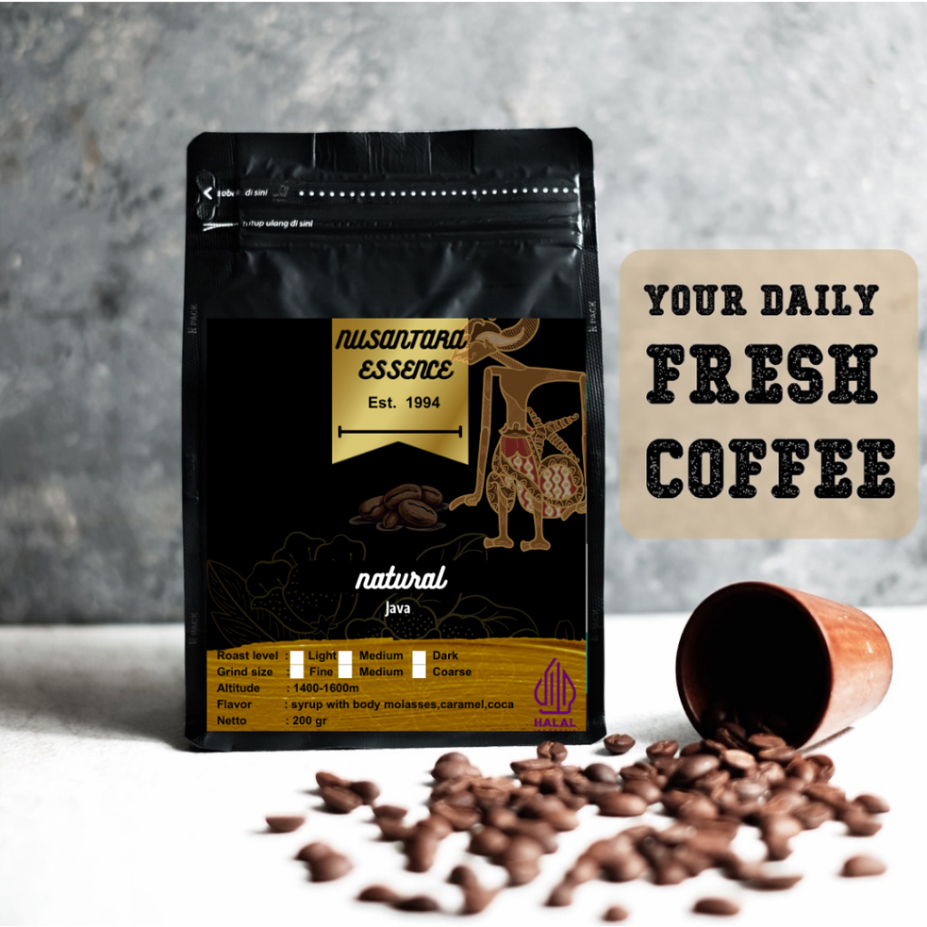 

coffee arabika natural gunung tangkuban perahu 200gram