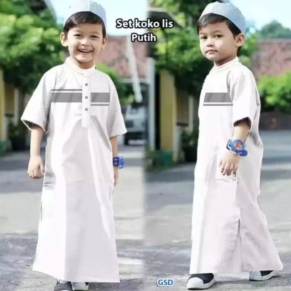 Baju Koko Jubah Anak Laki Laki / Gamis Anak Laki Laki Terbaru Model Maroko