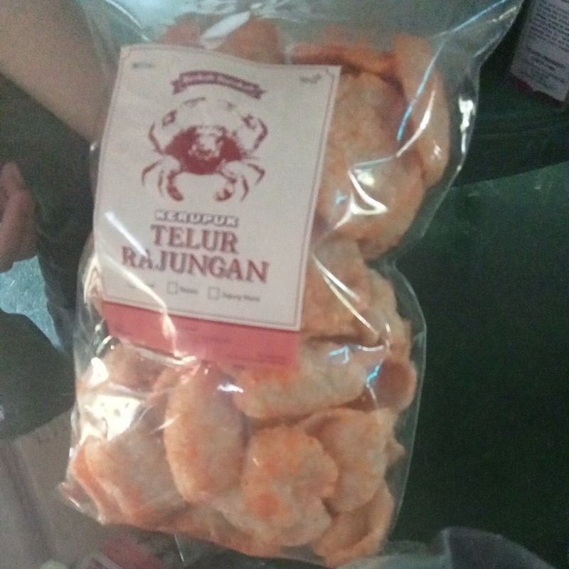 

krupuk telur' rajungan Barosa